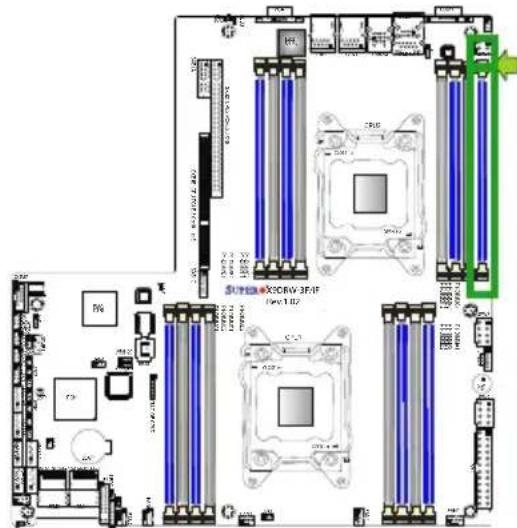 Supermicro X9DRW-IF - Notes: - 1