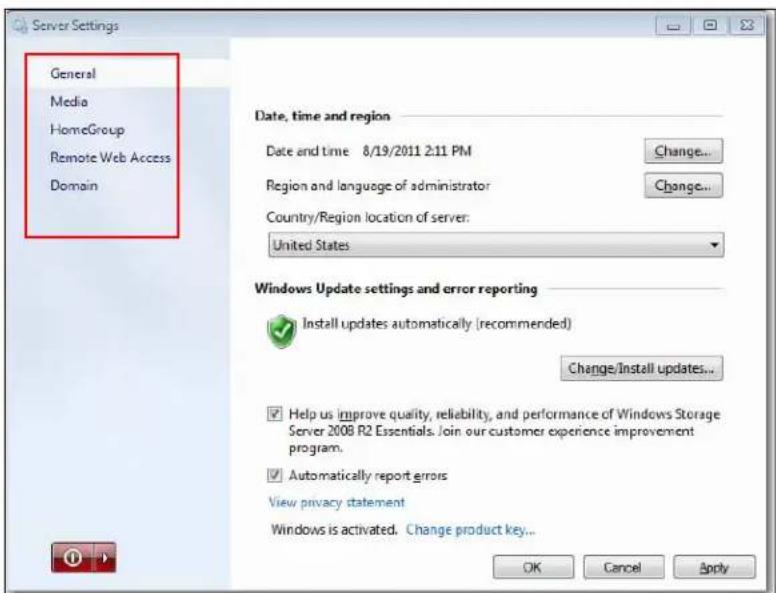WESTERN DIGITAL Sentinel DX4000 12TB - Managing Server Settings - 2
