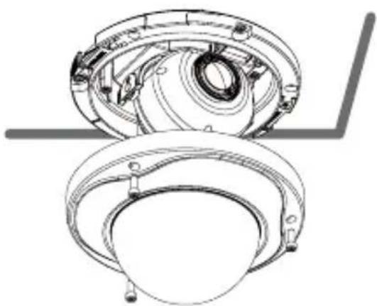 SAMSUNG SNV-7080R - Ceiling mount - 1