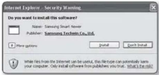 SAMSUNG SNV-7080R - INSTALLING ACTIVEX - 3