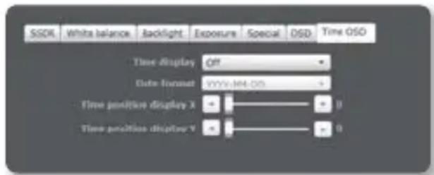 SAMSUNG SNV-7080R - Time OSD Setup - 1