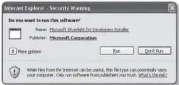 SAMSUNG SNV-7080R - INSTALLING SILVERLIGHT RUNTIME - 3