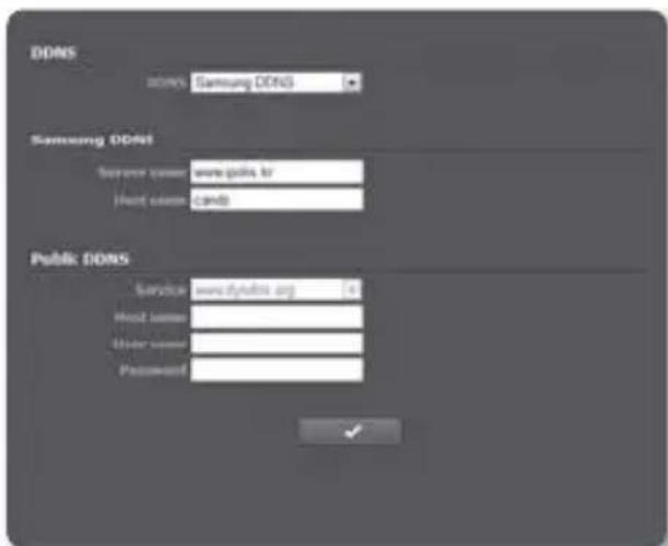 SAMSUNG SNV-7080R - To connect to the Samsung DDNS in camera setup - 1
