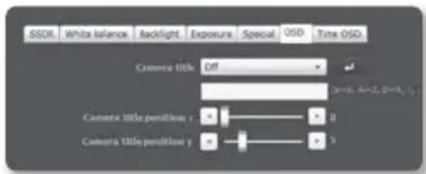 SAMSUNG SNV-7080R - OSD Setup - 1
