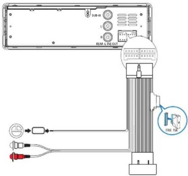 PHILIPS CarStudio CMD310 - Remplacement du fusible. - 1