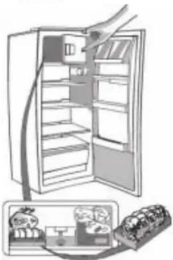 WHIRLPOOL WME1663 DFC TS - Au moment d'acheter des aliments surgelés, vérifiez que : - 1