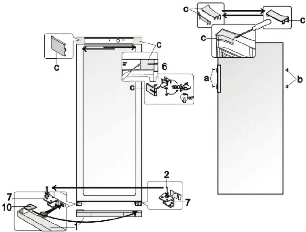 SEVERIN KS 9789 - Reversible door - 1