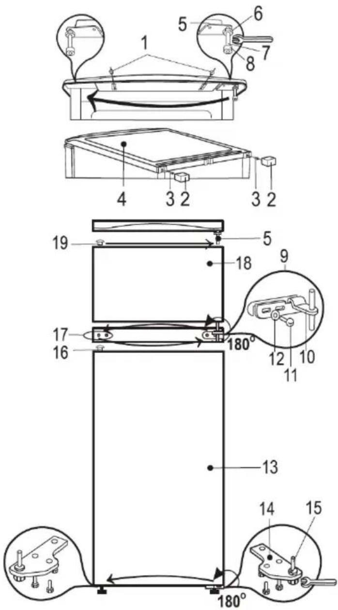 SEVERIN KS 9760 - Porte réversible - 1