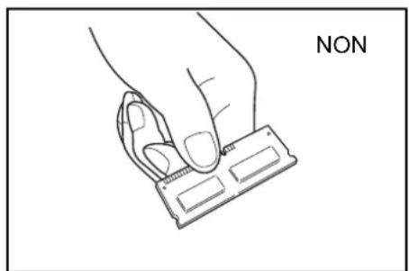 KYOCERA FS-4300DN/KL3 - Précautions à prendre lors de la manipulation de la carte contrôleur principale de l'imprimante et des modules de mémoire - 2