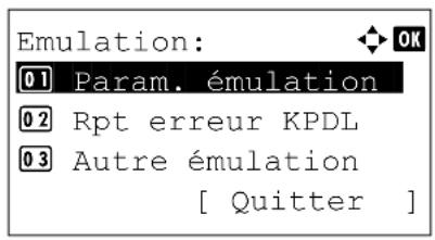 KYOCERA FS-4300DN/KL3 - Émulation (Définition de l'émulation) - 2