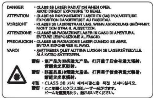KYOCERA FS-4300DN/KL3 - Sécurité laser (Europe) - 1