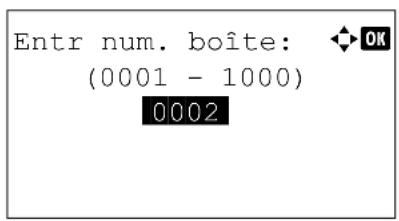 KYOCERA FS-4300DN/KL3 - N° de boîte (modifier le numéro de boîte) - 2