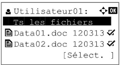 KYOCERA FS-4300DN/KL3 - Sélectionner/désélectionner tous les fichiers - 3