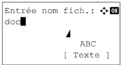 KYOCERA FS-4300DN/KL3 - Entrée nom fich. (saisie d'un nom de fichier) - 2