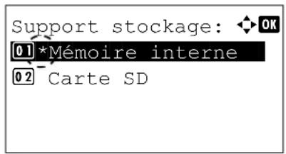 KYOCERA FS-4300DN/KL3 - Support stockage (sélection du support de stockage pour les travaux) - 3