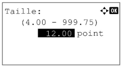 KYOCERA FS-4300DN/KL3 - Modification de la taille de police par défaut - 2