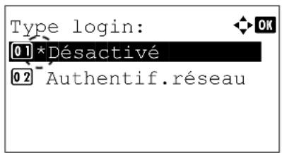 KYOCERA FS-4300DN/KL3 - Type login (Activation de l'administration des connexions d'utilisateurs) - 2