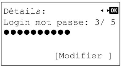 KYOCERA FS-4300DN/KL3 - Pour modifier le mot de passe de connexion - 1