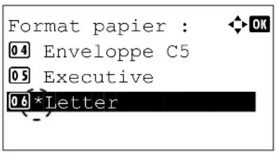 KYOCERA FS-4300DN/KL3 - Format du papier (Réglage du format de papier pour le bac MF) - 2