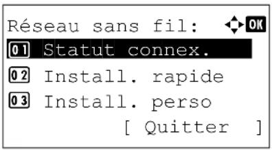 KYOCERA FS-4300DN/KL3 - Réseau sans fil (Paramètres du réseau sans fil) - 2