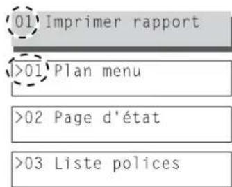 KYOCERA FS-4300DN/KL3 - Plan menu (impression du plan des menus) - 3