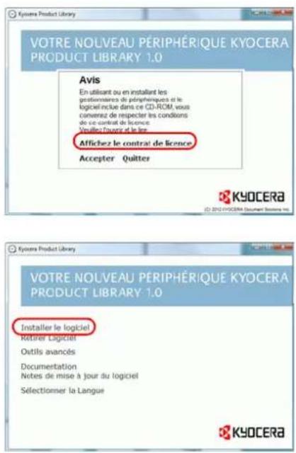 KYOCERA FS-4300DN/KL3 - Installation du logiciel sous Windows. - 2