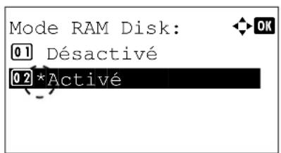 KYOCERA FS-4300DN/KL3 - Mode RAM Disk (Paramètres du disque RAM) - 1
