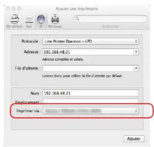 KYOCERA FS-4300DN/KL3 - Installation sur un ordinateur Macintosh - 8