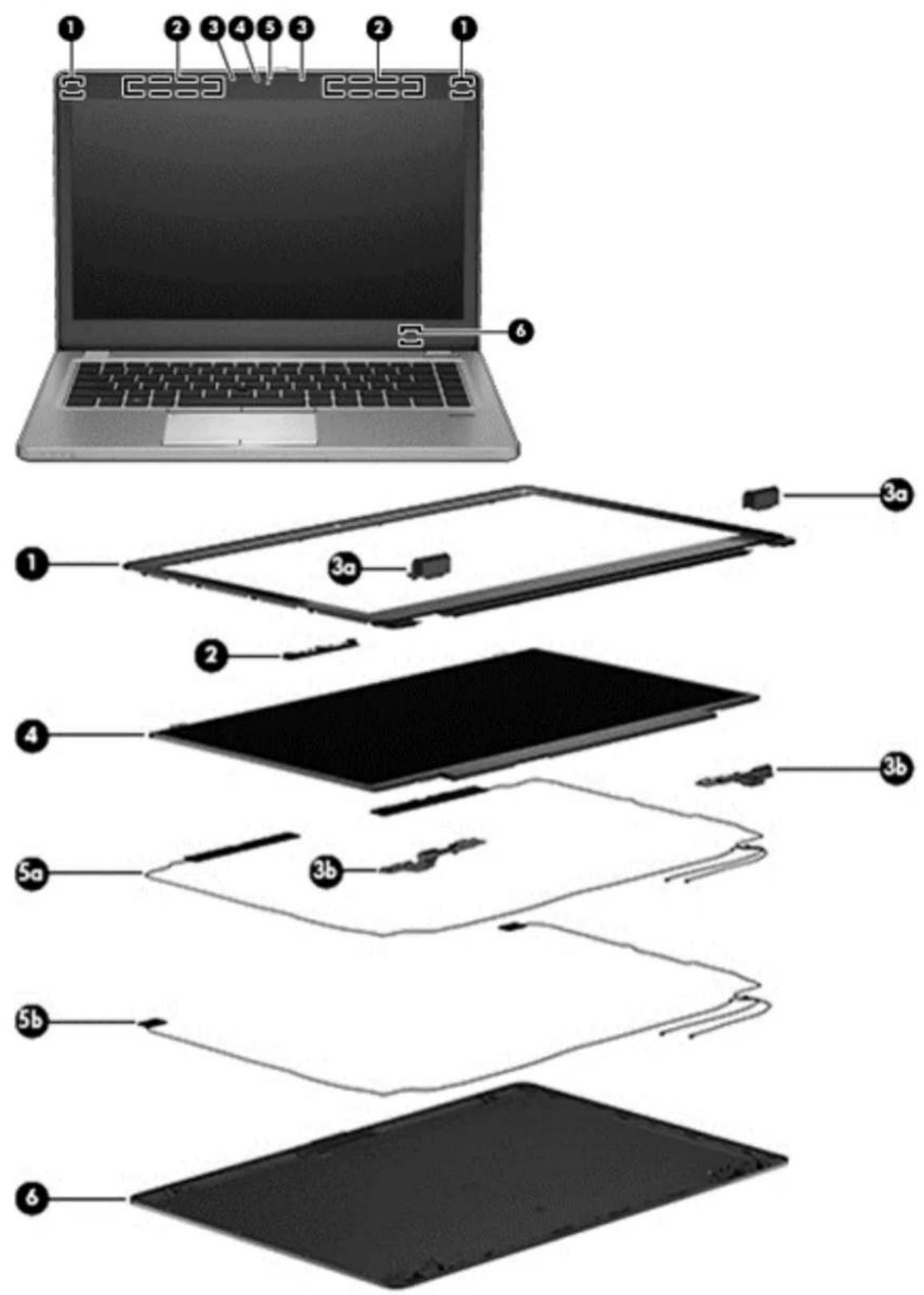 HP EliteBook Folio 9470m - PCID label - 4