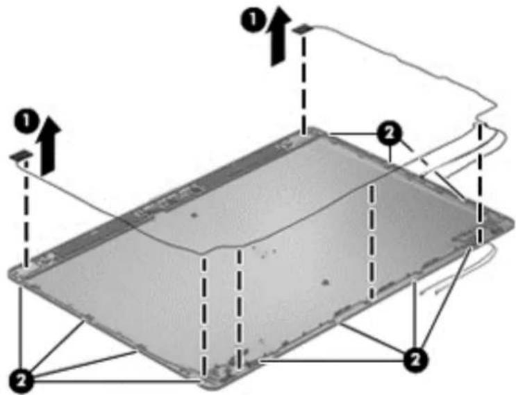 HP EliteBook Folio 9470m - Display assembly - 13