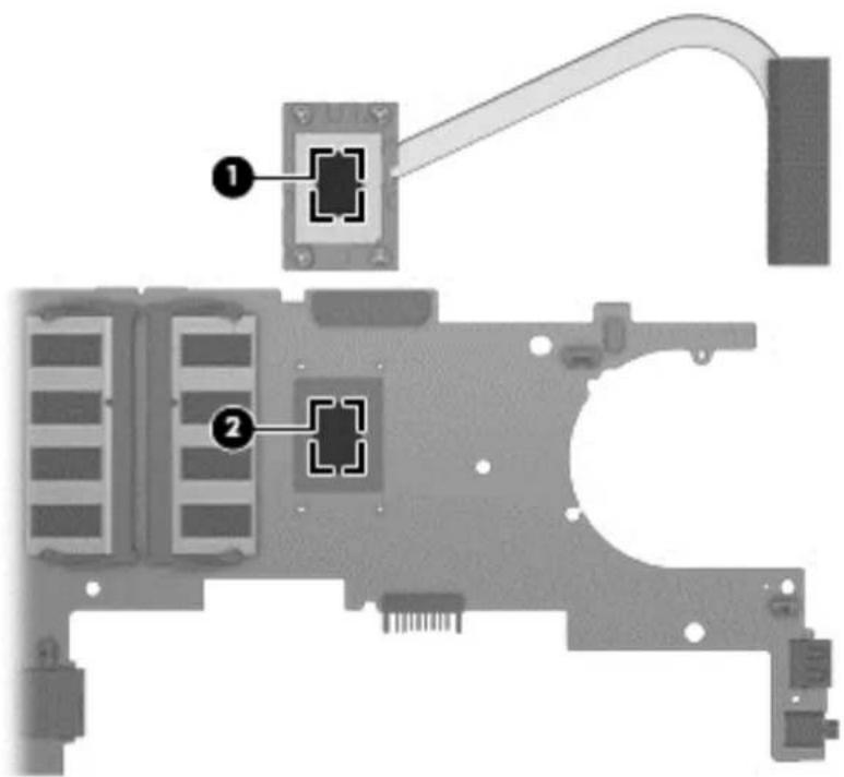 HP EliteBook Folio 9470m - Description Spare part number - 3