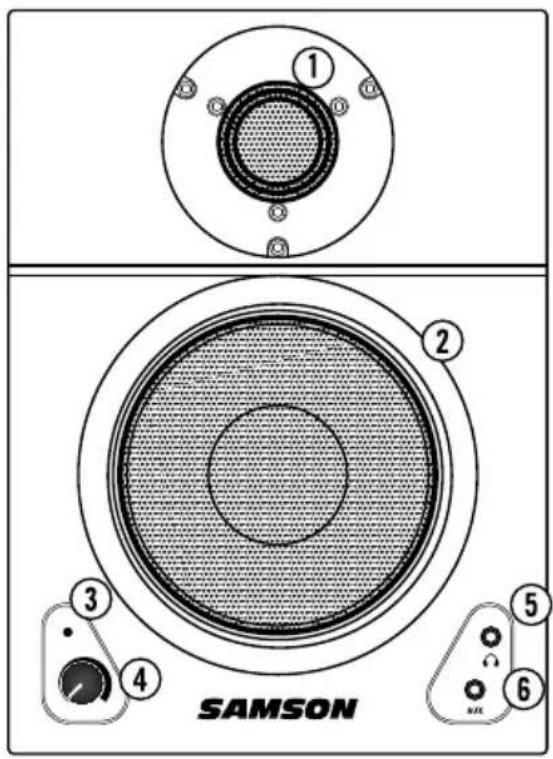 SAMSON MediaOne BT3 - Aktiver Lautsprecher (rechter Lautsprecher) - 1