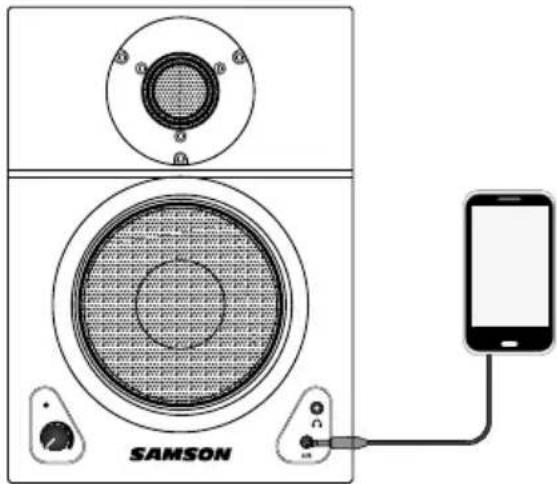 SAMSON MediaOne BT3 - Entrada AUX - 1