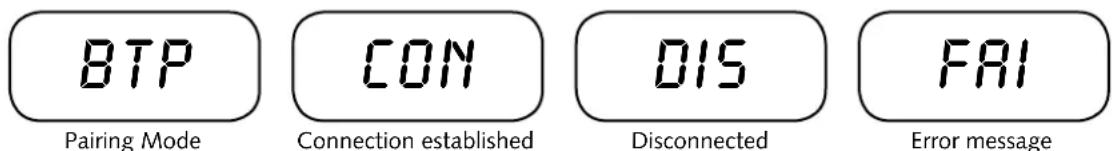 CANTON DM 900 - Display indications - 4