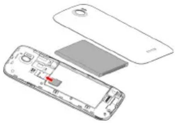 WIKO Barry 9201 - \~ Instalação do cartão de memória - 1