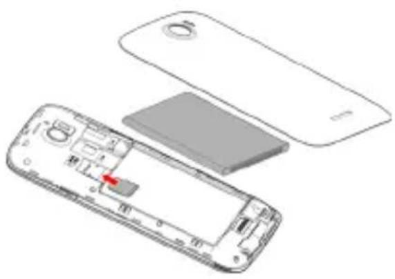 WIKO Barry 9201 - \~ De geheugenkaart installeren - 1