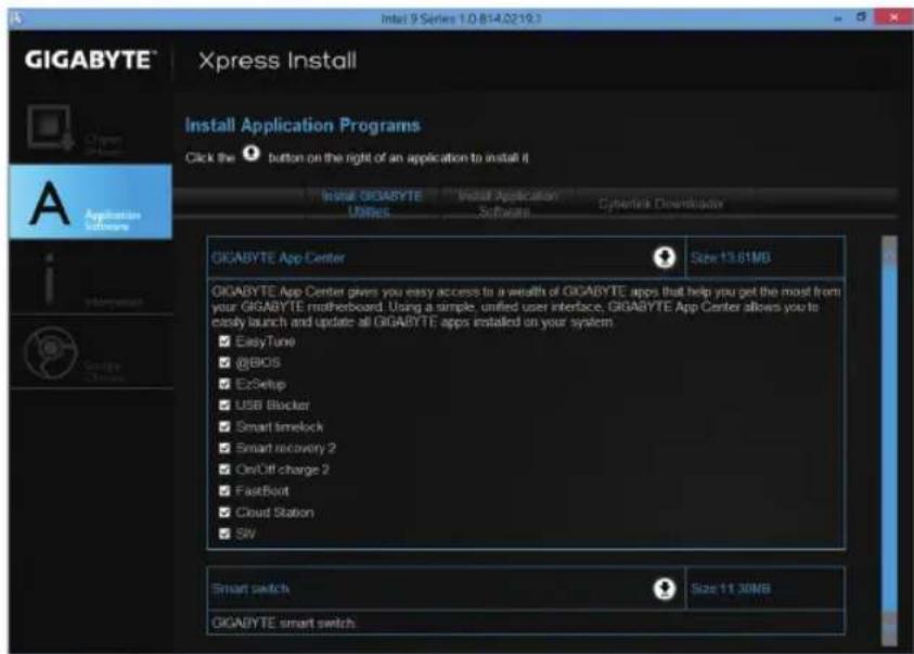 GIGABYTE GA-Z97X-UD5H - 4-2 Application Software (Logiciel d'application) - 1