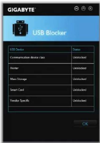 GIGABYTE GA-Z97X-UD5H - L'interface d'USB Blocker - 1