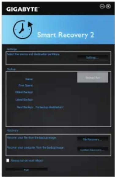 GIGABYTE GA-Z97X-UD5H - 5-2-6 Smart Recovery 2 - 1