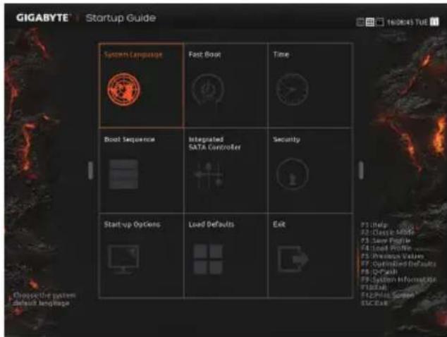 GIGABYTE GA-Z97X-UD5H - Startup Guide (par défaut) - 1