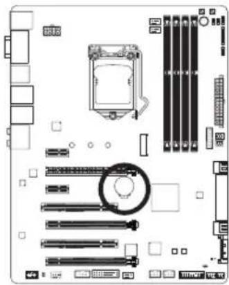GIGABYTE GA-Z97X-UD5H - 18) BAT (Batterie) - 1