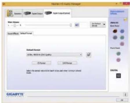 GIGABYTE GA-Z97X-UD5H - Configuration d'une sortie S/PDIF : - 1