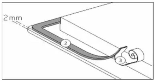 NOVY 1756 - Plaatsen van de waterdichte strip - 1