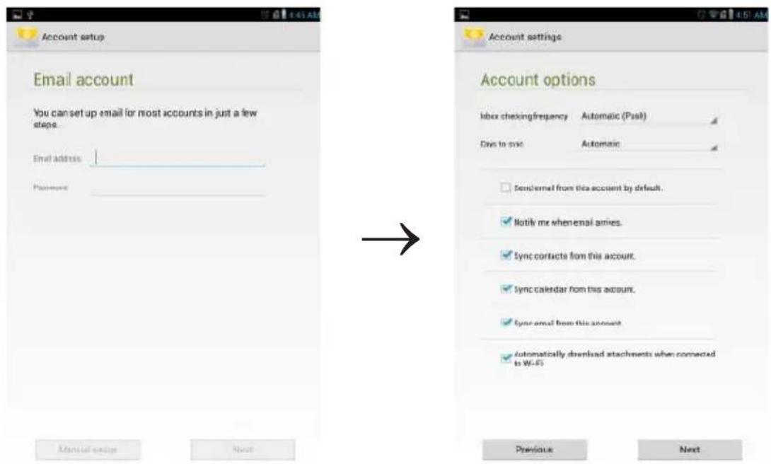 DELL Venue 7 - Configurer un compte e-mail - 1