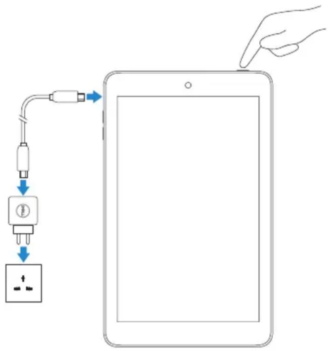 DELL Venue 7 - Charge de la batterie - 2