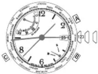 TIMEX Intelligent Quartz Altimeter T2N729 - VISUALIZACIÓN DE LA HORA DE LA CIUDAD - 1