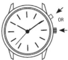 TIMEX Intelligent Quartz Altimeter T2N729 - WARNING: TO MAINTAIN WATER-RESISTANCE, DO NOT PRESS ANY BUTTONS UNDER WATER UNLESS YOUR WATCH IS INDICATED AS 200 METER WATER-RESISTANT. NEVER PULL OUT THE CROWN WHILE UNDER WATER. - 1