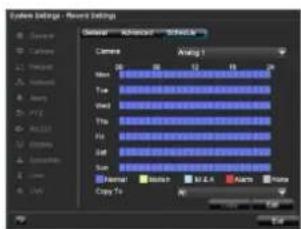ABUS TVVR41110 - Record Settings - 2