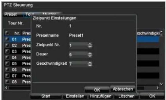 ABUS TVVR41110 - Touren im Rekorder festlegen - 2