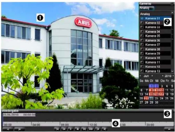 ABUS TVVR41110 - Wiedergabe aus Livebildschirm - 1